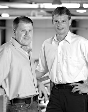 Innovative Partnerschaft: Peter Steiner und Dr. Michael Wagner Innovative Partnerschaft: Peter Steiner und Dr. Michael Wagner